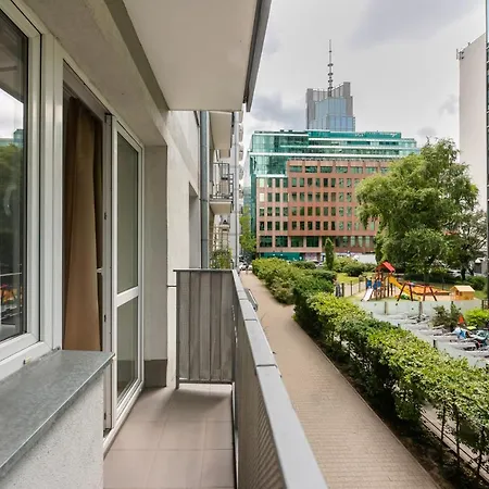 Metro Rondo Onz 2-Bedroom Apartment Warsaw Exterior photo