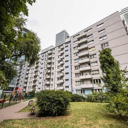 Metro Rondo Onz 2-Bedroom Apartment Warsaw Exterior photo